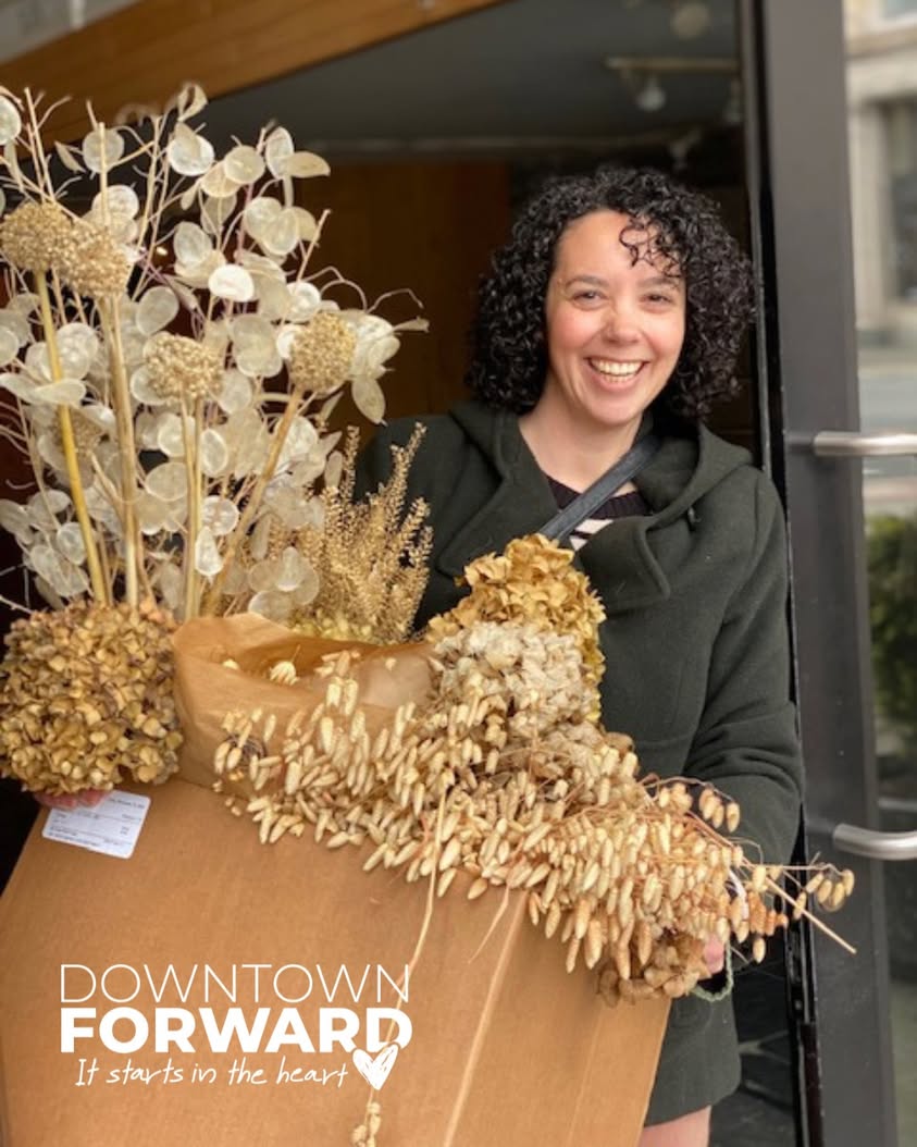 Downtown Bellingham Windows Bloom With Floral Pop-Up Displays Ahead of First Friday
