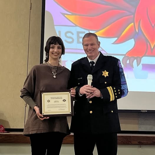 Whatcom Discovery School Paraeducator Honored with WCSO Civilian Commendation for Bravery