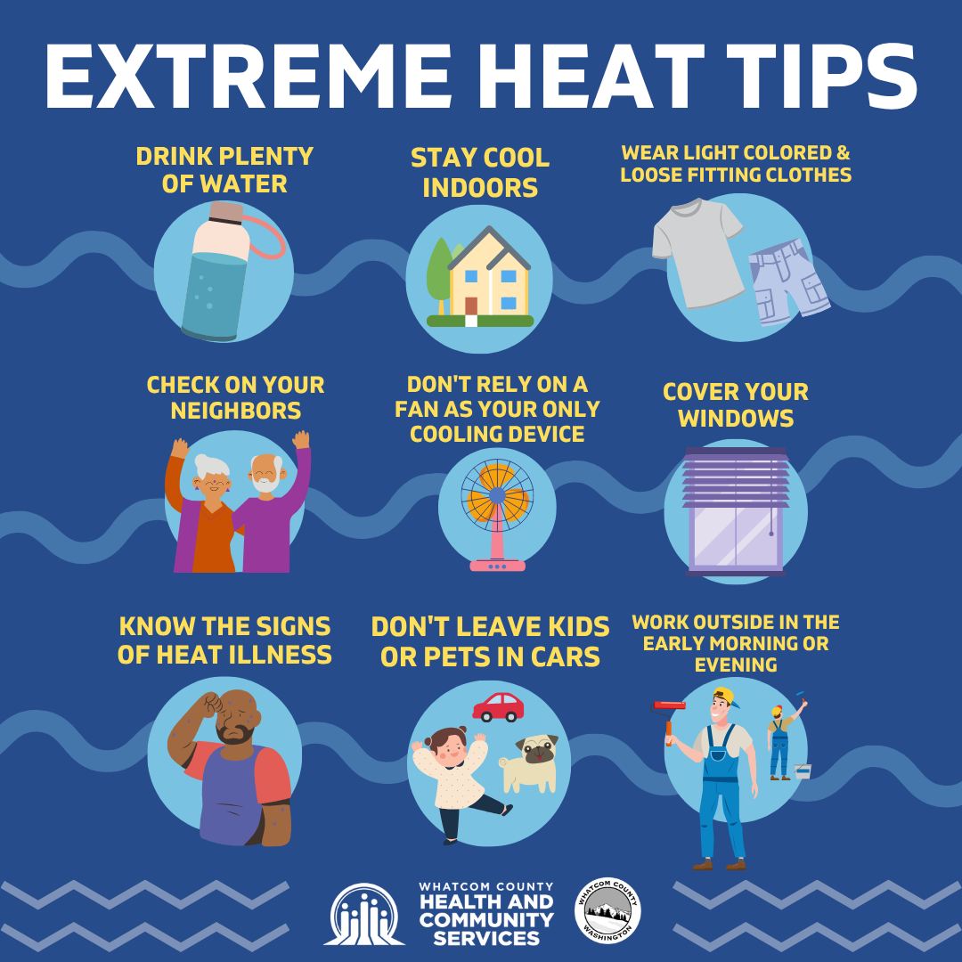 Whatcom County Heat Advisory: Record Temperatures Possible This Weekend