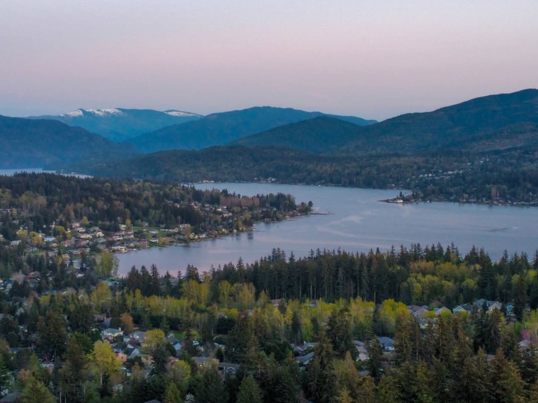 A Bird's-Eye View of Lake Whatcom: Summer Photos Capture Bellingham's Stunning Scenery