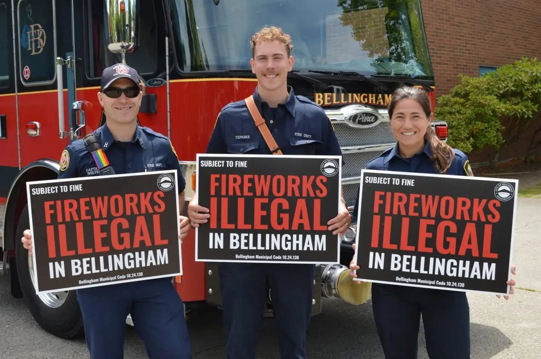 No Fireworks in Bellingham City Limits This Fourth of July -- Watch the Spectacular Instead