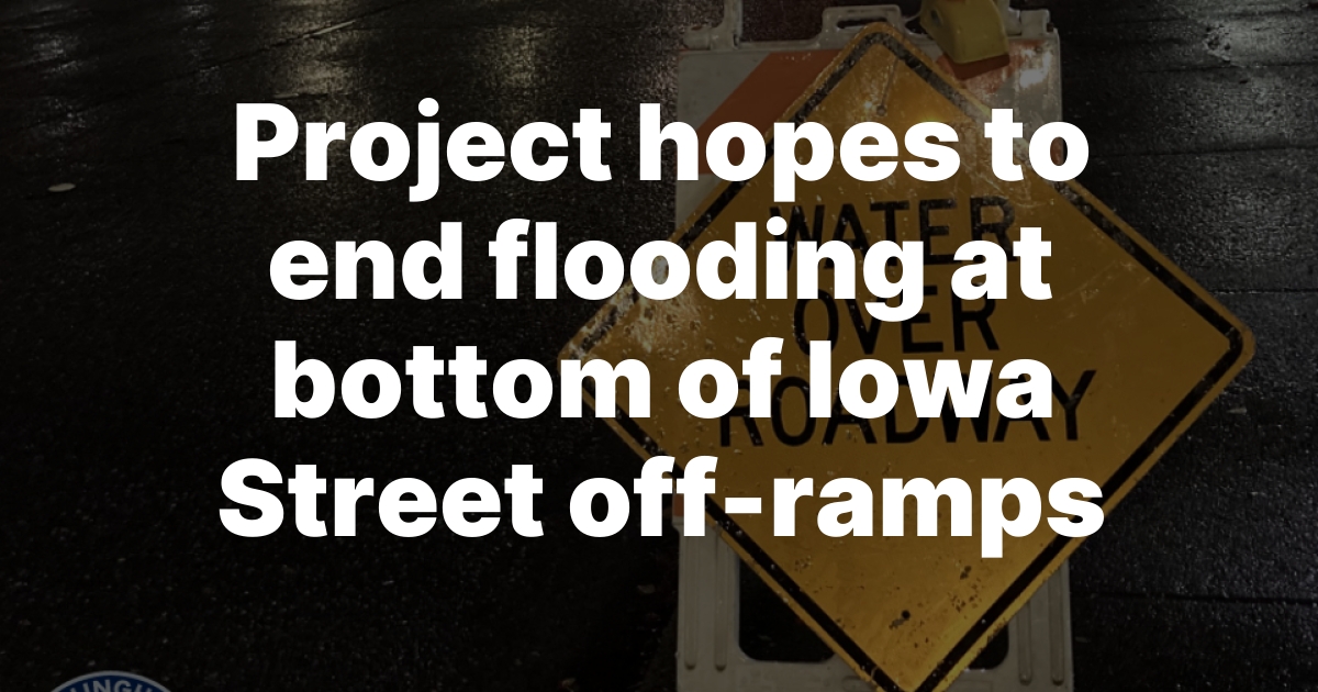 A $470,000 Project to Fix Iowa Street's Flooding Problem Starts Monday