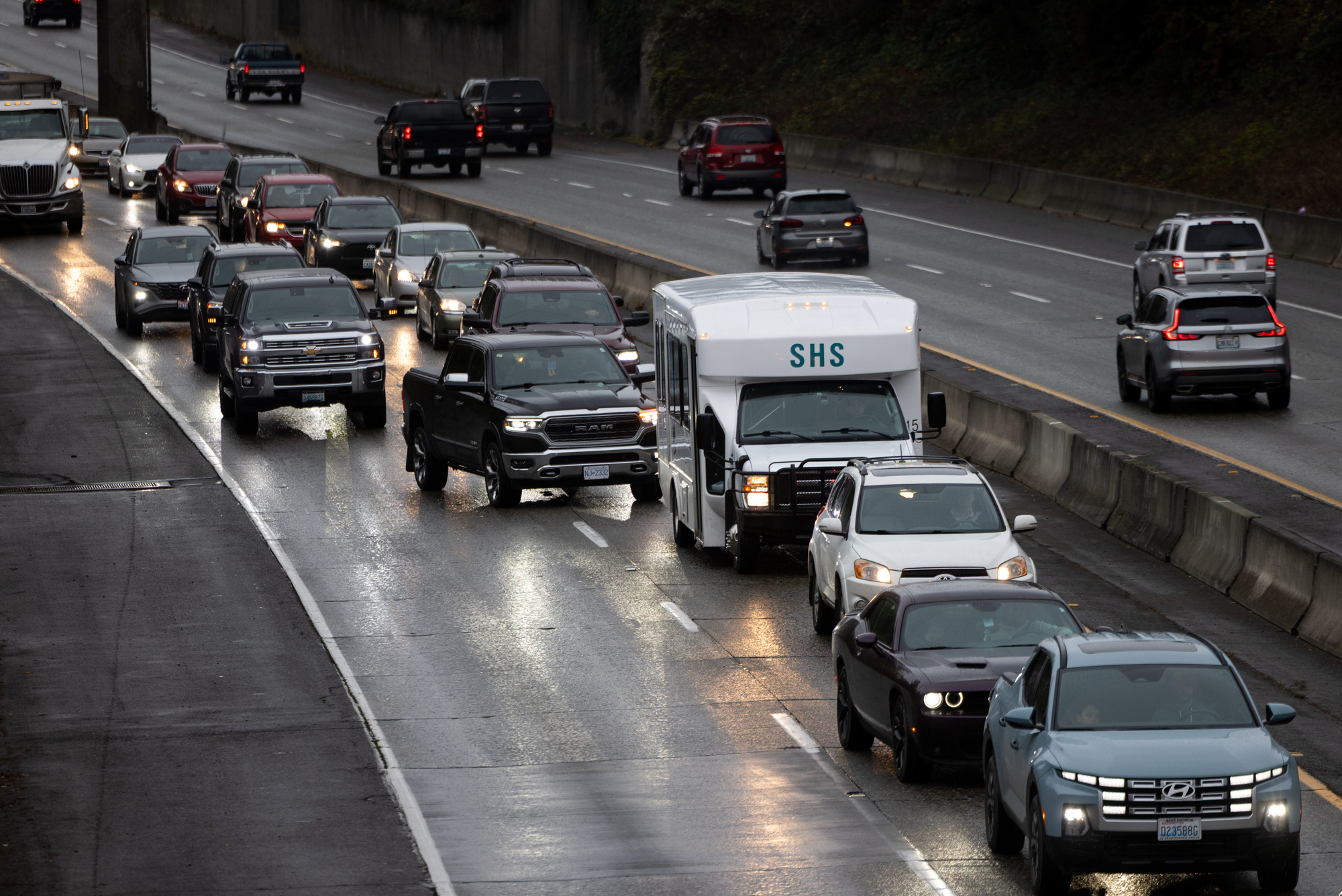 Southbound I-5 in Bellingham drops to one lane for three nights starting July 19