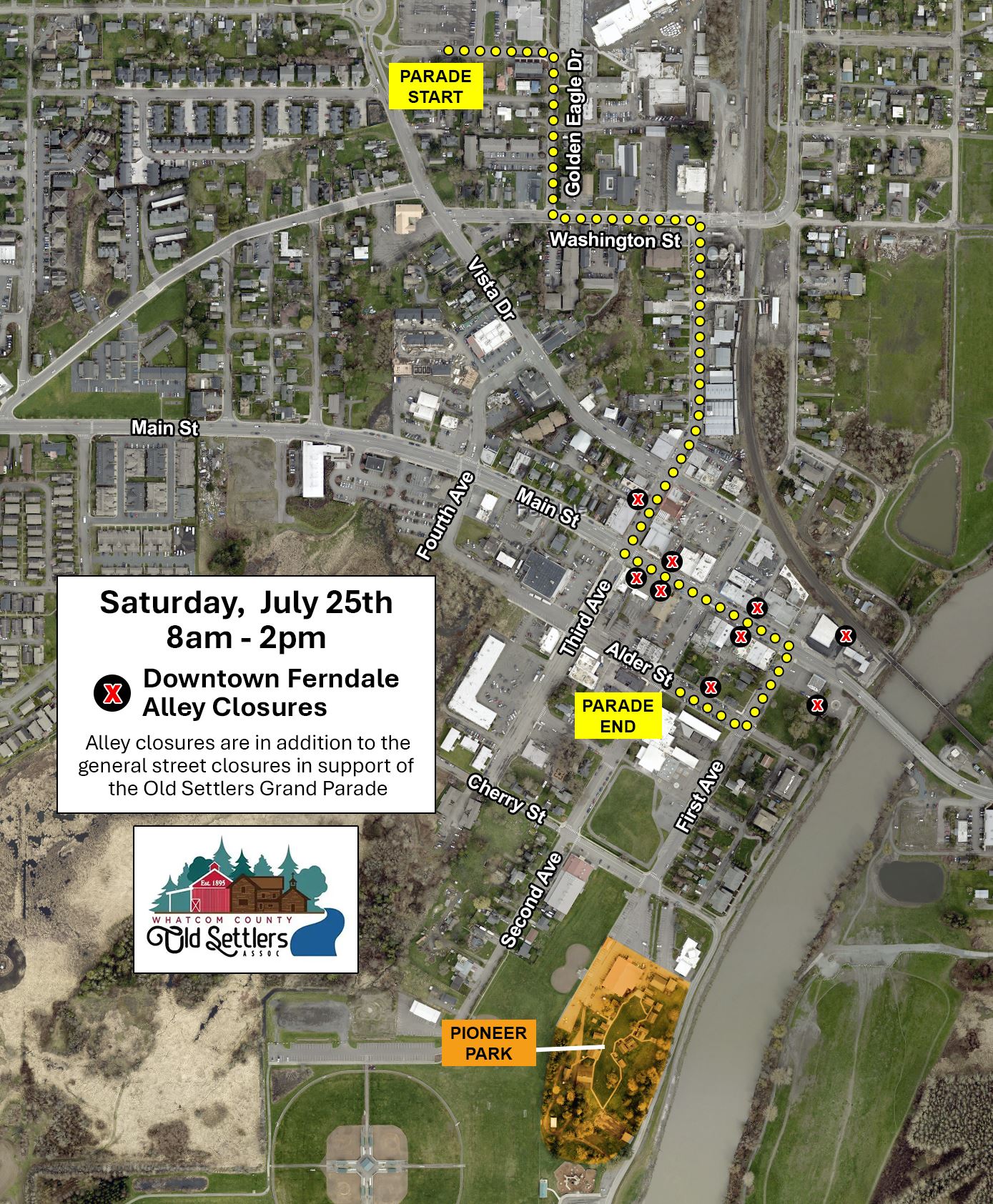 Downtown Ferndale streets close Saturday morning for Pioneer Days Grand Parade