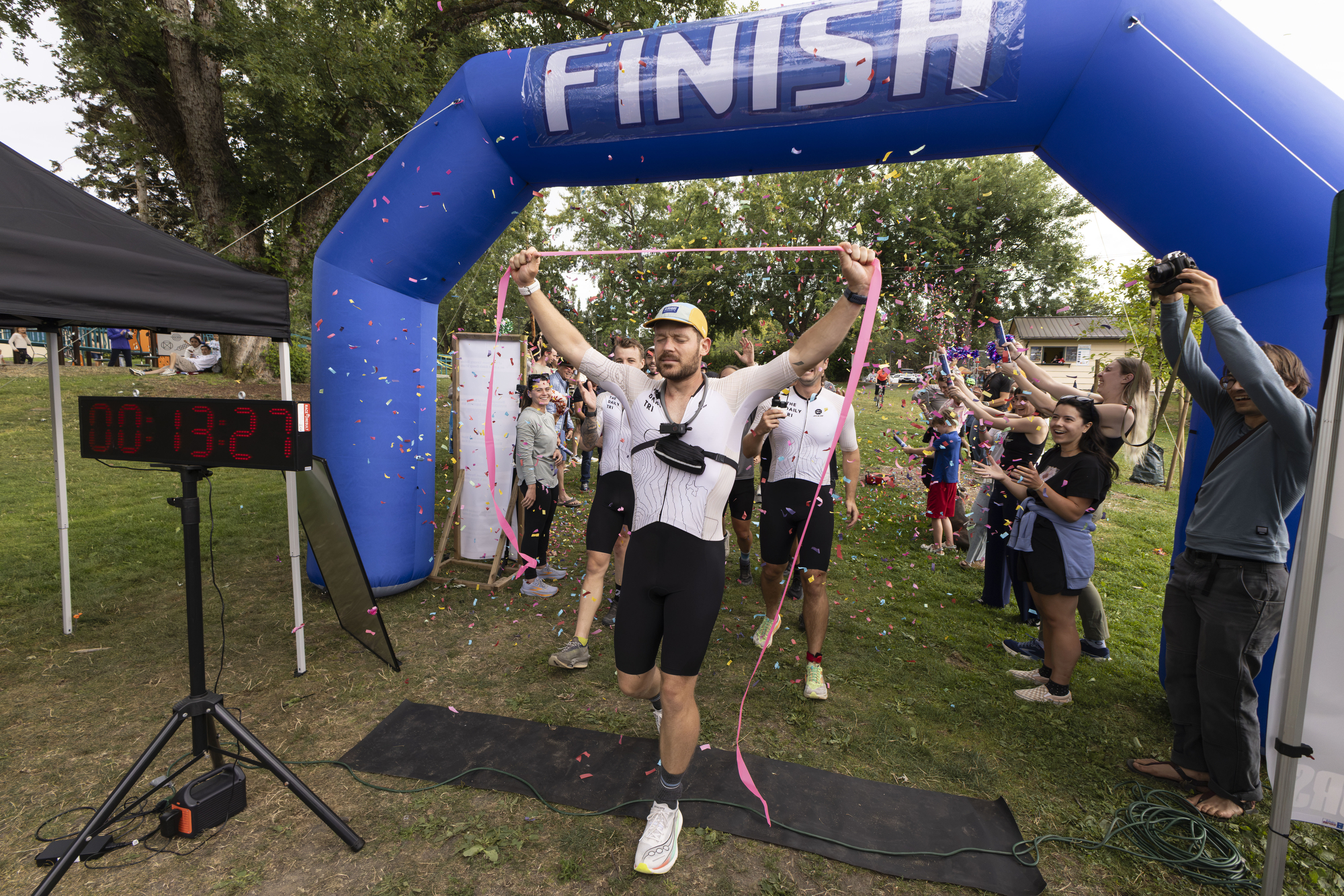 Bellingham Man Completes 66 Triathlon Legs in 24 Hours to Set World Record