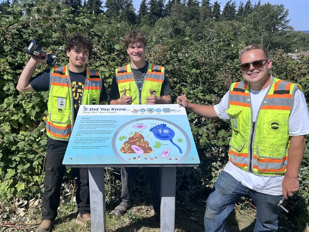 New Signs at Post Point Explain How Bellingham Treats Its Wastewater
