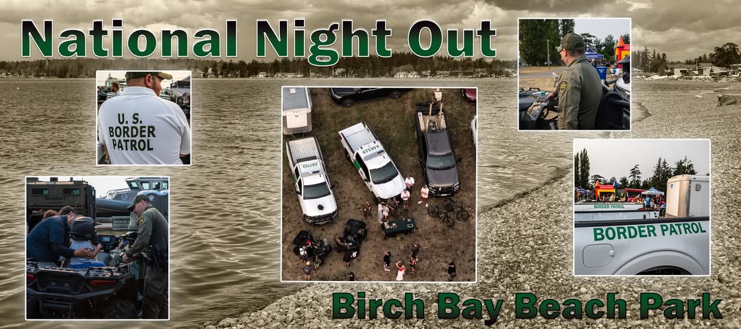 Border Patrol Joins Birch Bay for National Night Out Community Event