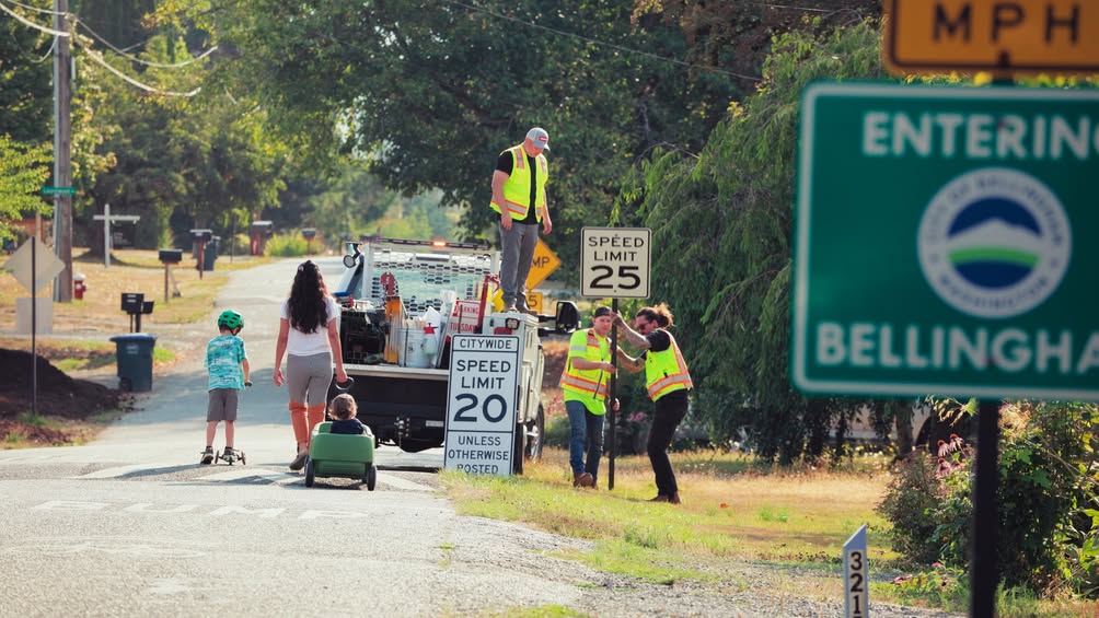 Bellingham Lowers Speed Limits to 20 mph on Residential and Downtown Streets