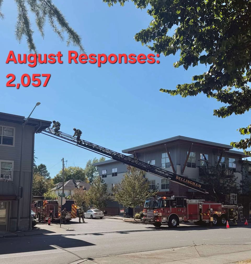 Bellingham Fire Department Responded to 2,057 Calls in August