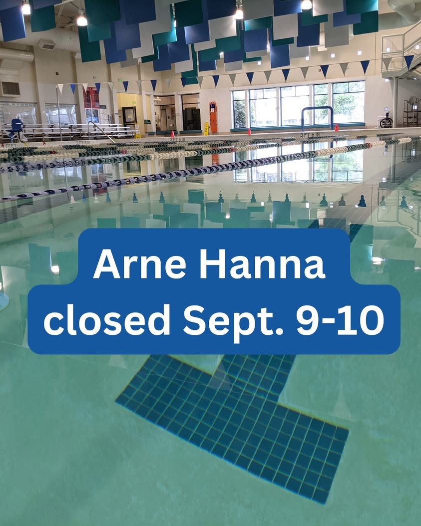 Arne Hanna Aquatic Center Closed for Equipment Repairs, Lessons Canceled