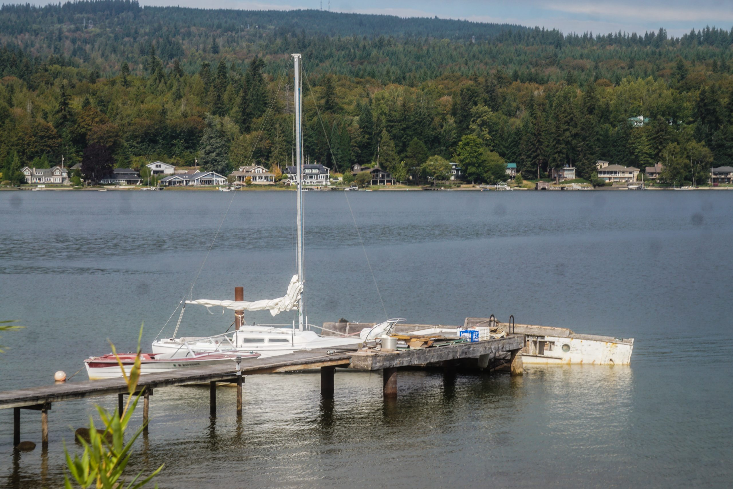Sunken 98-Year-Old Boat Slowly Being Removed From Lake Whatcom This Summer
