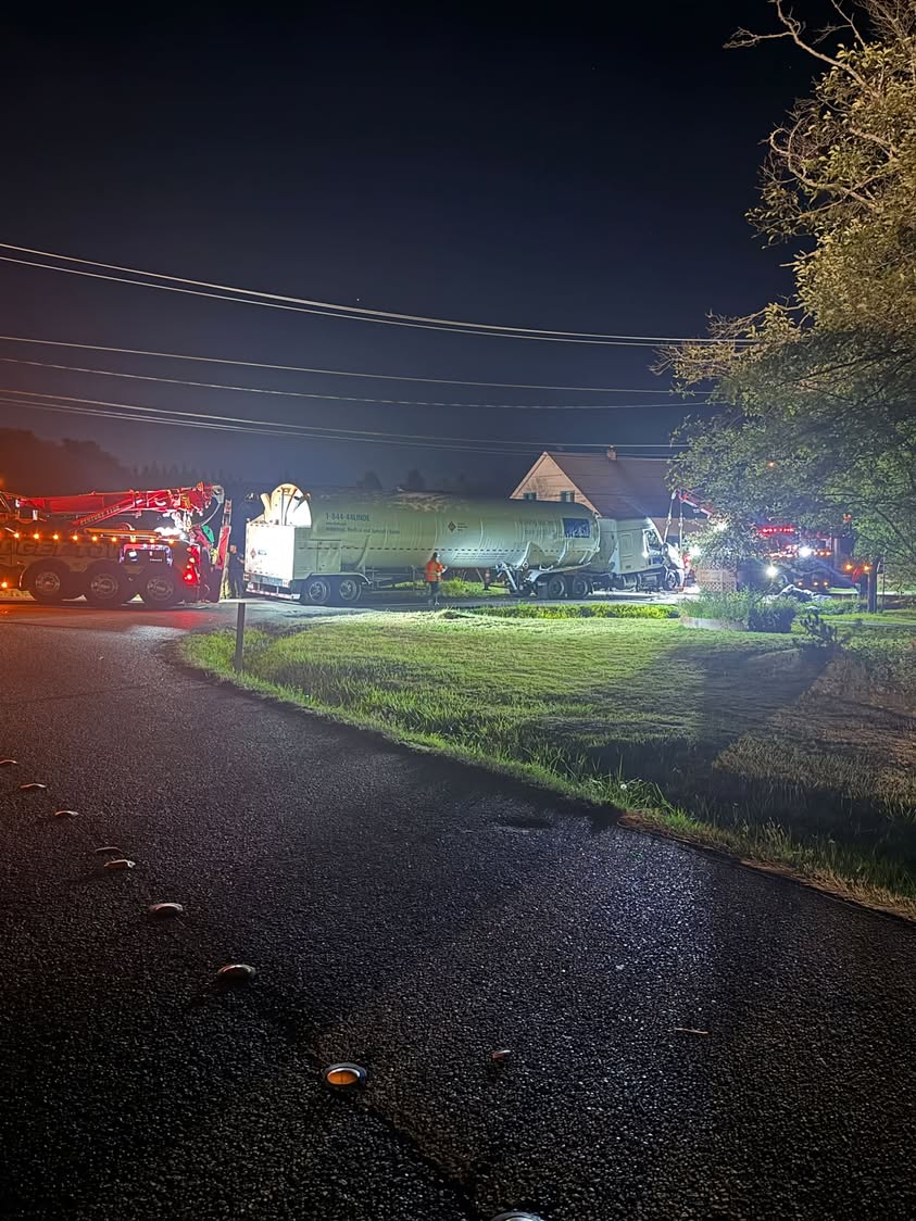 Liquid Hydrogen Tanker Overturns on Taylor Street, Closes Road for Hours