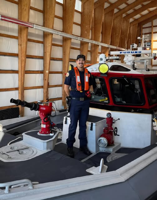 Bellingham Firefighter Paul Lewis Earns Boat Operator Certification