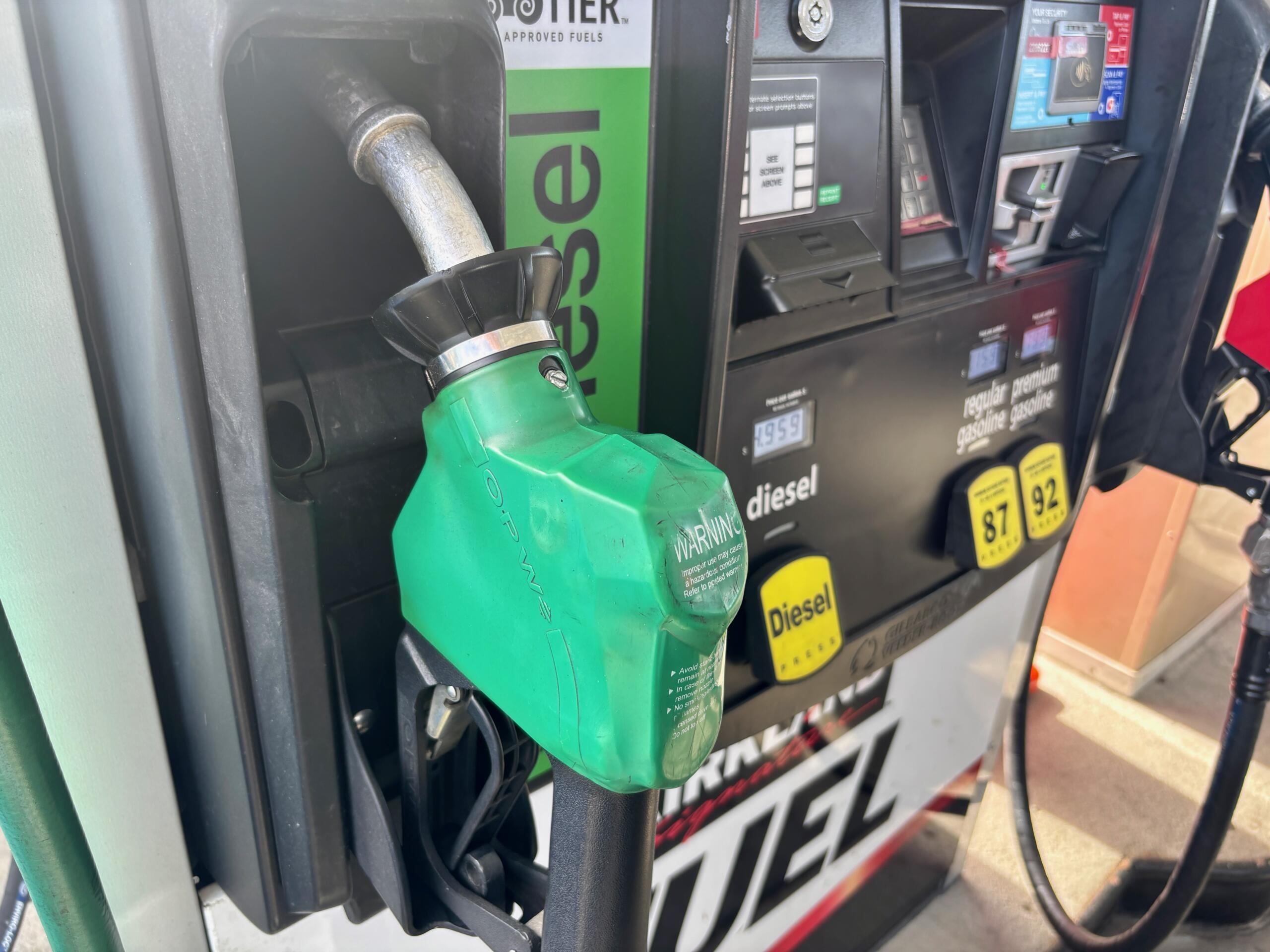 Diesel Hits Record $7.08 Per Gallon in Whatcom County, Up a Dollar From Last Month