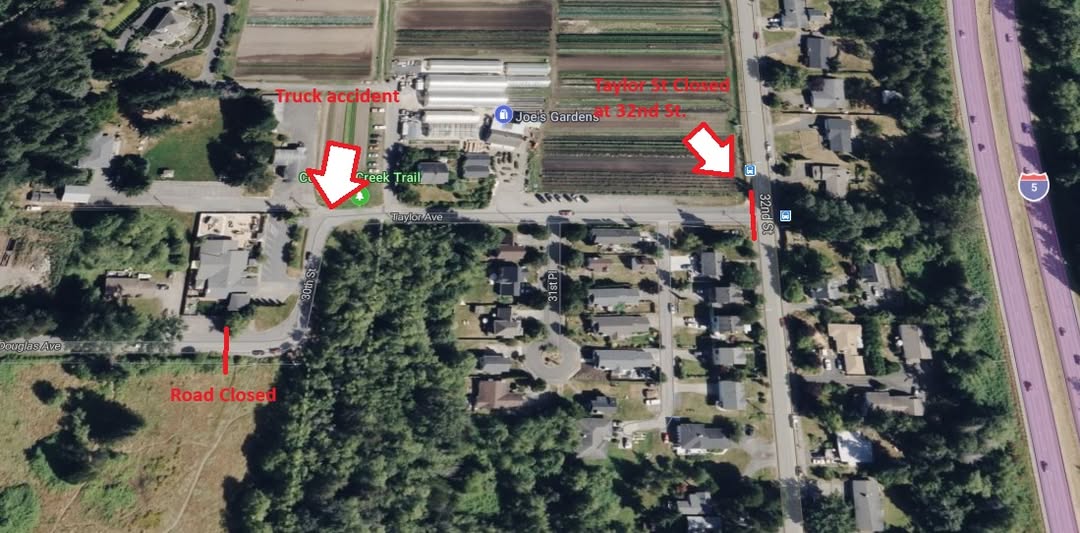 Tanker Truck Overturns on Taylor Street in South Bellingham