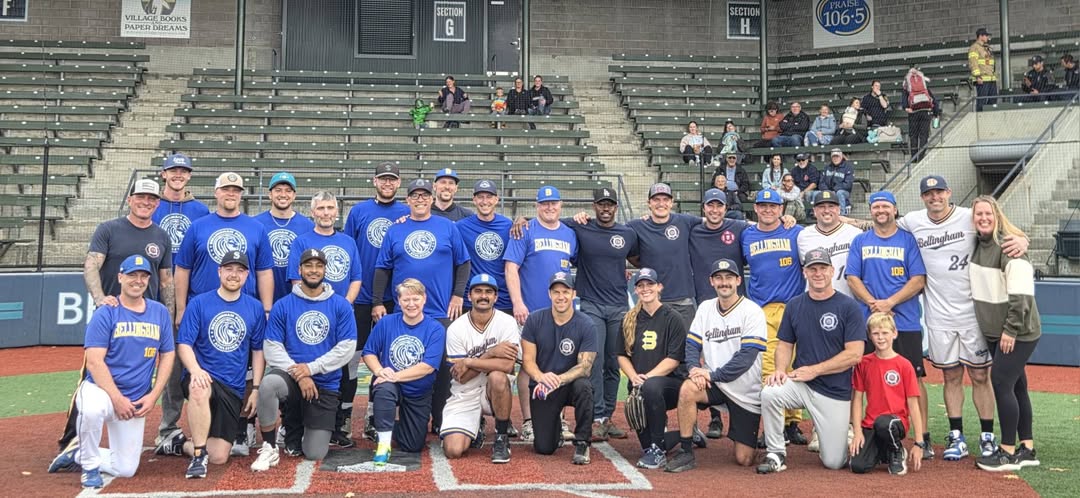 Bellingham Fire Beats Police 20-7 in Friendly Softball Showdown