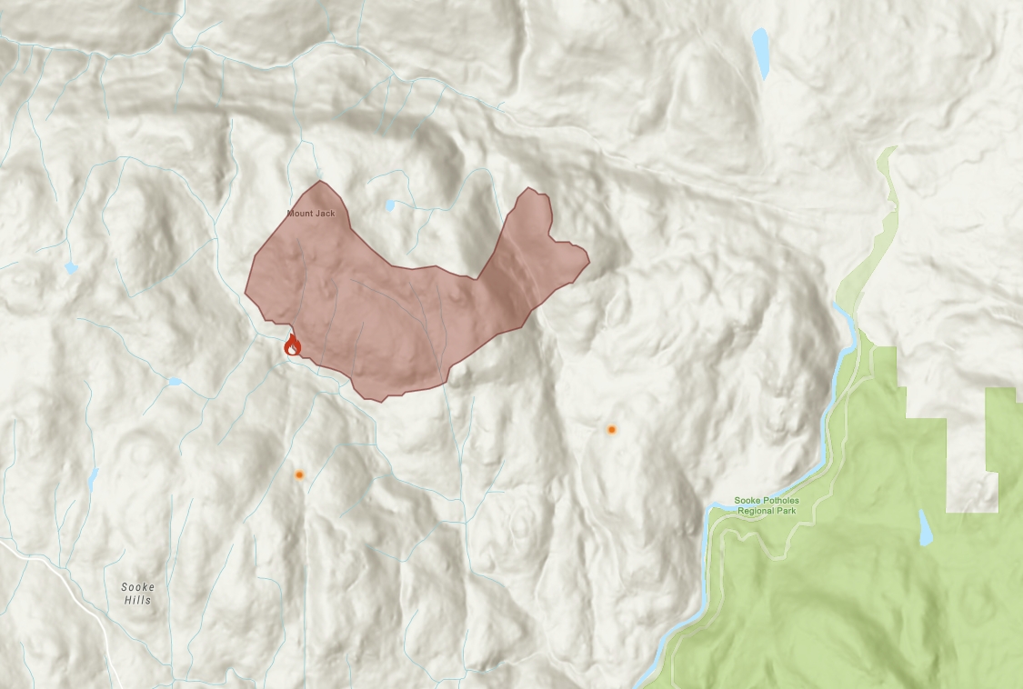 Vancouver Island Wildfire Sends Smoke Over Whatcom County, Rain Expected to Help